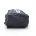 Рюкзак спортивний чорний Adidas з трьома сірими смугами (DM096CL)