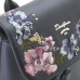 Невеликий міський чорний рюкзак з вишивкою David Jones (DM58623TCL)