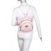 Рюкзак серебристый белый небольшой для девушки  (DMQN-1236CL)