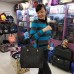 Жіноча сумка чорна квадратна середня (DMBH90713CL)