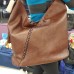 Жіноча сумка коричнева м'яка мішок середня (DMBH90715CL)