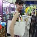 Женская сумка молочная светлая прямоугольная  (DMBH909CL)
