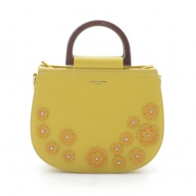 Жіноча сумка жовта маленька кругла (DMCM5166CL)