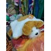 М'яка іграшка - подушка розкладачка Собака Барсик біло-рудий (DM220016KR)