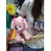 М'яка іграшка-сумка собачка Пудель з паєтками рожева (DM220022KZ)