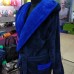 Махровый халат темно-синий мужской Турция (DM2200532IT)