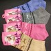 Шкарпетки жіночі короткі махрові теплі зимові з оленями (DM2200169NS)