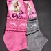 Шкарпетки жіночі короткі махрові теплі зимові з оленями (DM2200169NS)