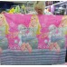 Постельное бельё детское для девочки розовое серое Принцесса Барби с пуделем и кошкой 150*220 хлопок (DM68562KR) 