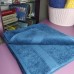 Синее махровое турецкое полотенце для рук и лица 50 * 90 см хлопок Косичка (DM50901234DM) 