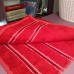 Бамбуковое бордовое полотенце для тела 70*140 см с полосами Турция (DM70140203DM) 